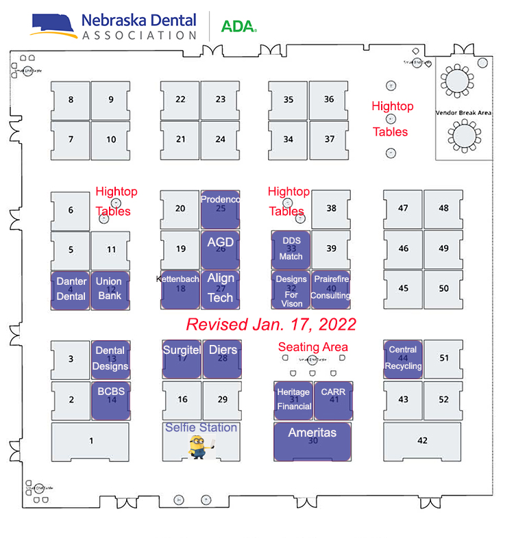 2022 Embassy Booth layout