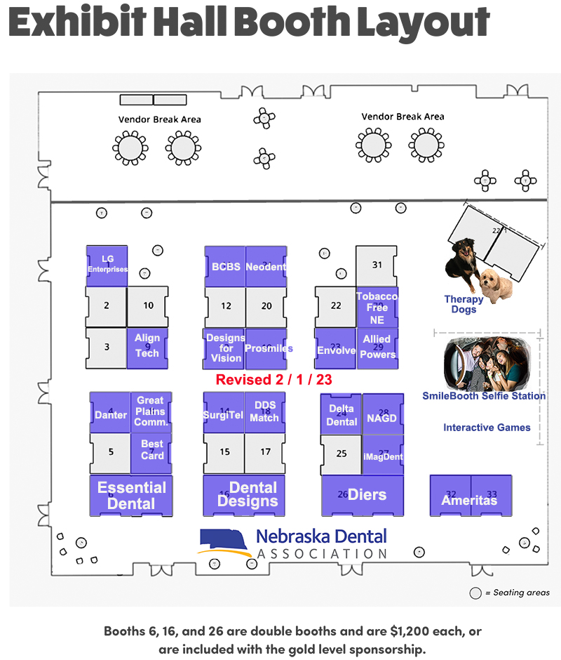 Exhibit Hall Booth Layout