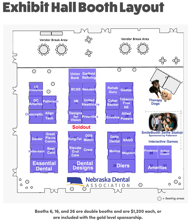 Exhibit Hall Booth Layout
