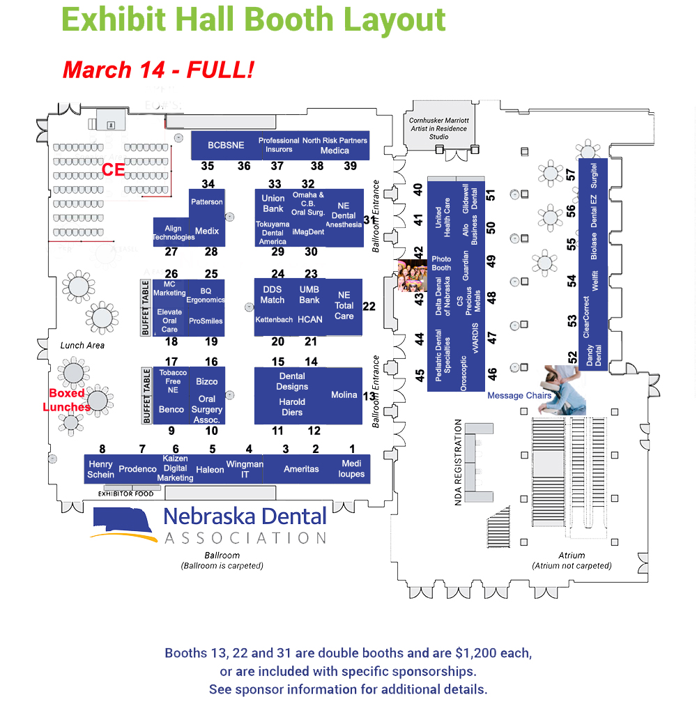 Exhibit Hall Booth Layout JPEG Exhibit Hall Booth Layout